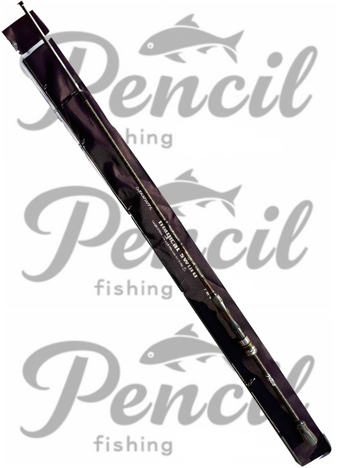 Pencil fishing magical sword spinning rod