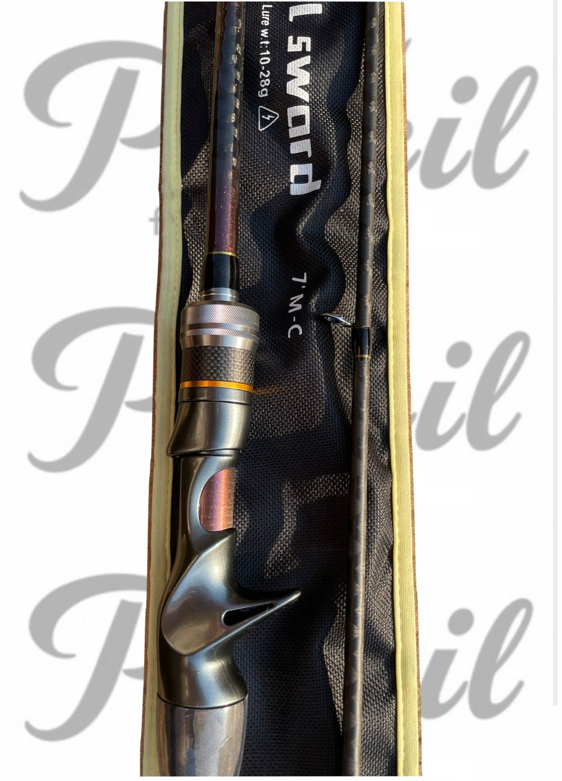 Pencil fishing magical sword casting rod