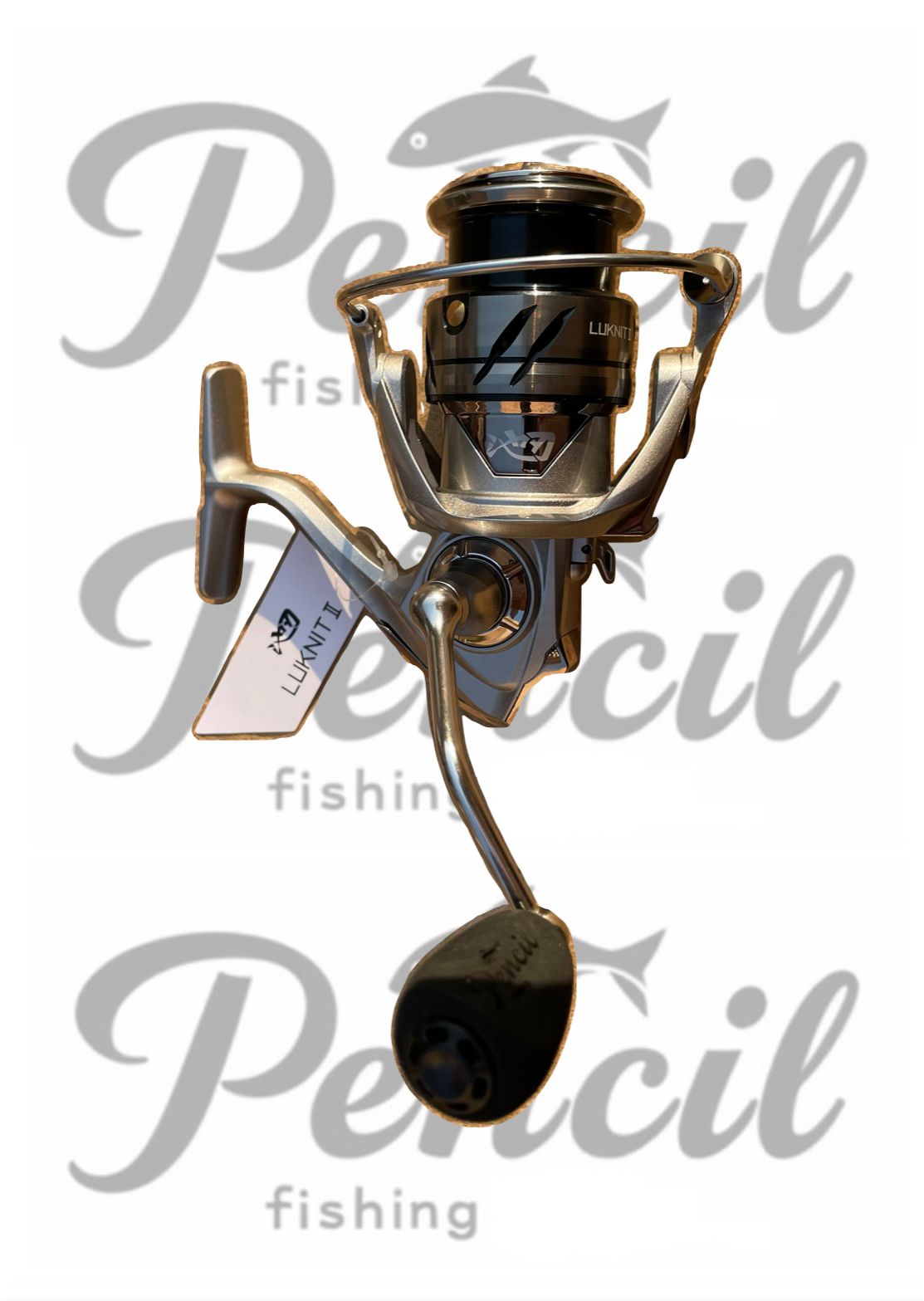 Pencil fishing lunkit II spinning reel