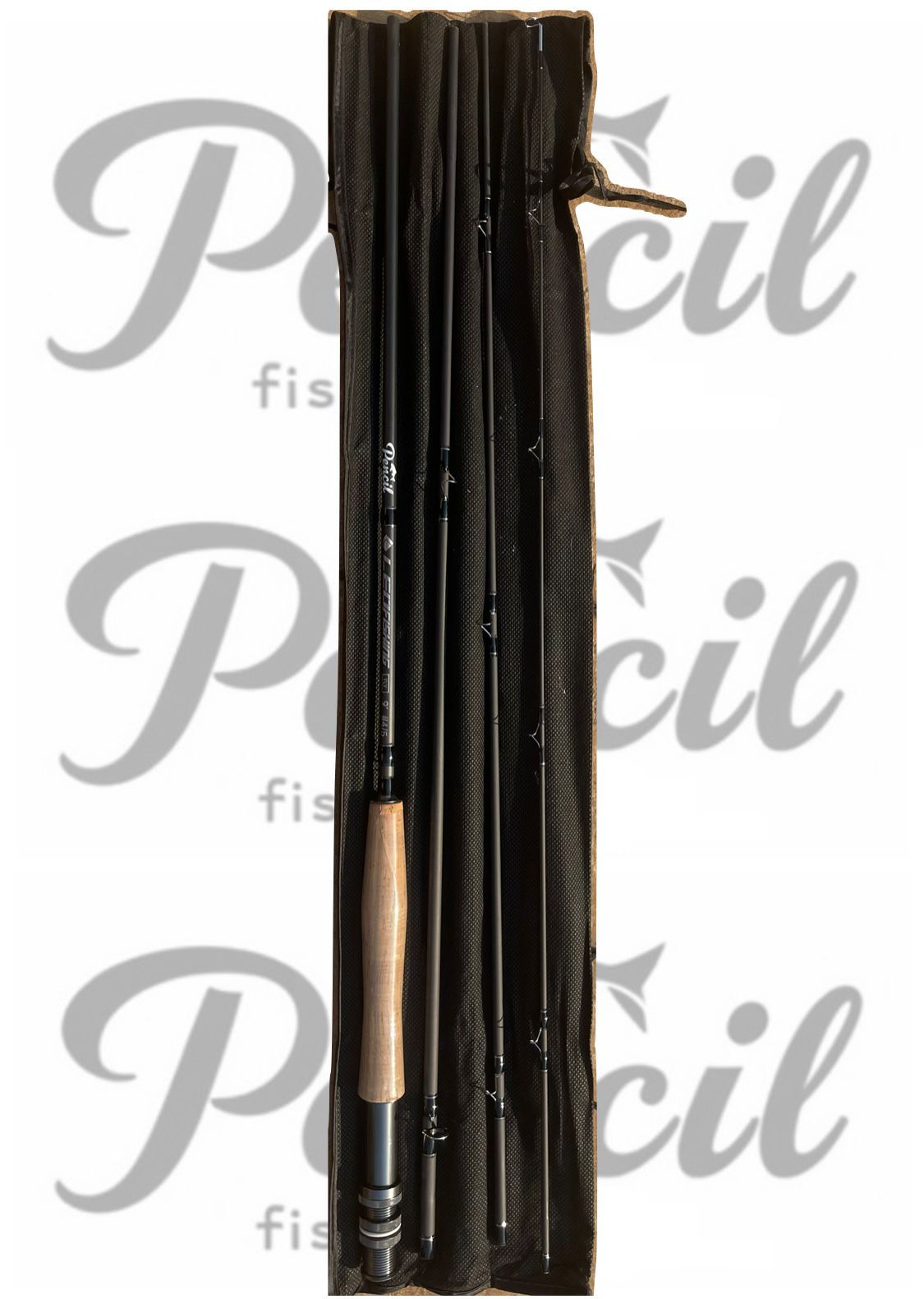 Pencil fishing fly rod