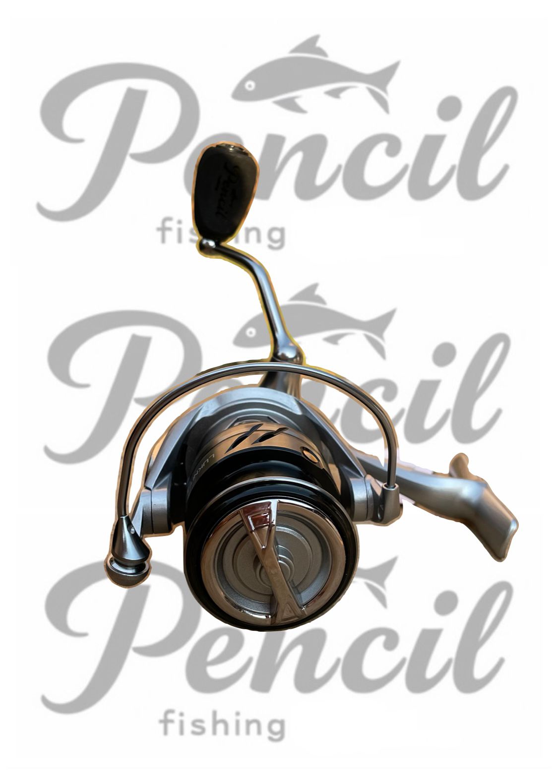 Pencil fishing lunkit II spinning reel